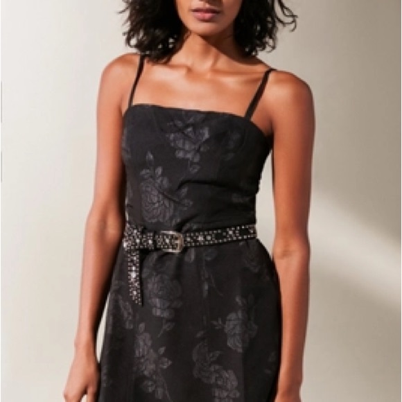 Urban outfitters jacquard black dress - Picture 2 of 3